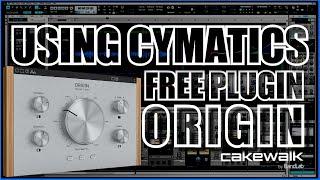 Using Cymatics Free Plugin Origin