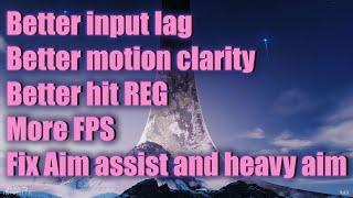 Massively improve input lag,  Get nvidia REFLEX in any game. Fix heavy aim never lose Aim assist