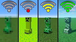 minecraft сreeper with different WI FI