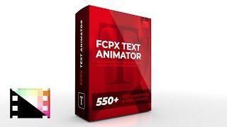 FCPX Text Animator (Nov. 2020 Update) - Professional Text Animation Tools for Final Cut Pro - PFS