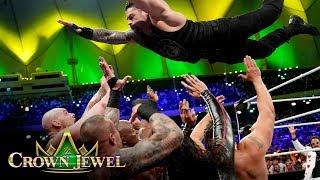 Roman Reigns defies gravity and Team Flair: WWE Crown Jewel 2019 (WWE Network Exclusive)