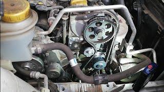 Fiat 1,4 16V 77kW 843A 1.000, 2010 timing belt and water pump repleacement... water pump leak..