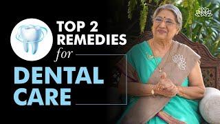 2 Natural Way to Remove Dental Plaque Without Going to Dentist | Best Home Remedies for Oral Hygiene