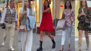 Street style from Italy Trendy Italian Street Fashion summer 2024/SHOPPING WALK