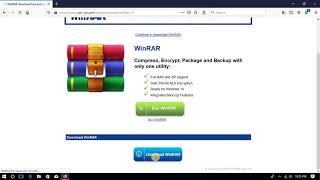 How to Install WinRaR in Windows 10, Windows 7 and Windows 8 for free.