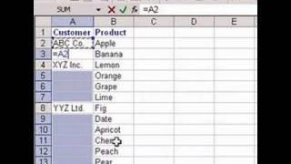 Fill Blank Cells in Excel