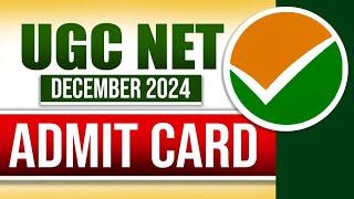 UGC NET Jan 2025 : LATEST UPDATES ON Admit Card & City Intimation। NTA UGC NET Official Notification