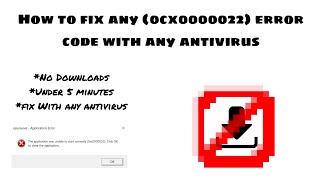 Opera 0cx0000022 Error code fixed under 5 mins with any antivirus