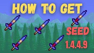 How To Get The ENCHANTED SWORD In Terraria I Seed 1.4.4.9 (2024)