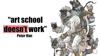 How to become a PRO artist without Art School // Peter Han