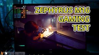 Gaming Test: ROG Zephyrus M16 (RTX 3070 Max 100W)