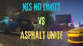 NFS NO LIMITS vs ASPHALT LEGEND UNITE 2024  #mobilegaming