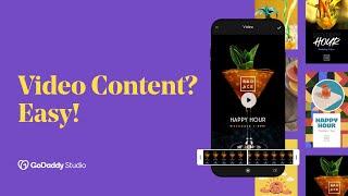 How to Create Video Content | GoDaddy Studio