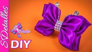 How to make Ribbon Bows: Satin Ribbon Butterflies Bows | Video# 50 | SDetalles | DIY