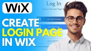 How to Create Login Page in Wix Website - 2024 Easy