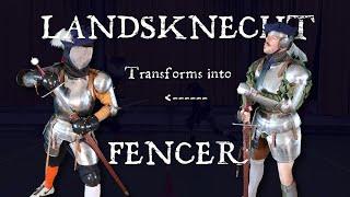 When Longsword Fencers do Armoured Fighting