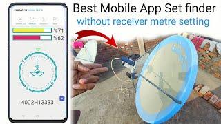 Best Set Finder App for Mobile Dish Setting Easy satellite finder | without receiver metre