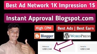 ad network with instant approval | best adsense alternatives 2024 | best ad network for loading 2024