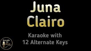 Clairo - Juna Karaoke Instrumental Lower Higher Male & Original Key