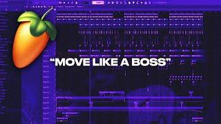 Fivio Foreign, Young M.A - "MOVE LIKE A BOSS" | FL Studio REMAKE [FLP DOWNLOAD] | Deconstructed