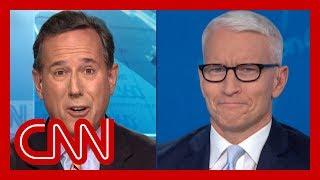 Santorum's portrayal of Ukraine transcript stuns Cooper