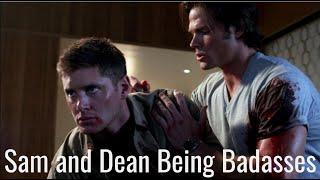 Sam and Dean Being Badasses