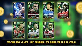 eFootball 2025 -Testing New Year's Luck: Spinning 1000 Coins for [ Epic New Year ]