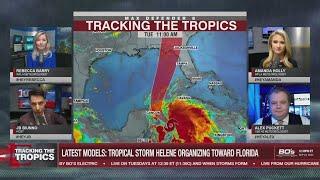 NEW TRACK: Where is #TropicalStormHelene headed? | Tracking the Tropics