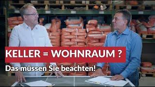 Keller zum Wohnraum ausbauen - Das müssen Sie beachten bevor Sie anfangen!