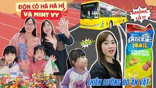 MiMi Đón Cô Hà Hà Hí Và Chị Mint Vy Lên Phố Giải Ngố Cùng Bố Hoàng, Mẹ Huế, Em MiLo Đi Mua Đồ Ăn Vặt