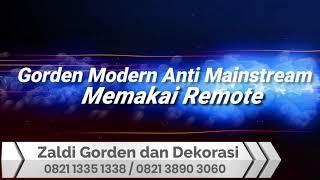 Gorden Minimalis dengan remote control