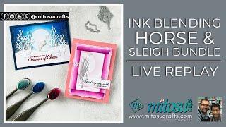 Stampin' Up! Horse & Sleigh Bundle Handmade Christmas Cards with Ink Blending - 05/07 Replay