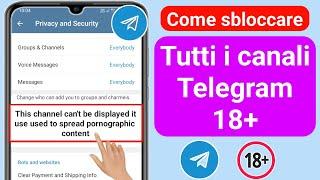 Come risolvere questo canale non può essere visualizzato su Telegram (2024)