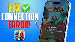 How to Fix Connection Error on Clash Royale on iPhone | Clash Royale Unable to Connect to Server