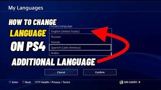 How To CHANGE Language On PS4 ! Primary Language & Additional Language 2022