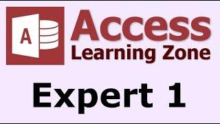 Microsoft Access Expert Level 1 - Introduction