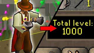 1000 Total Levels on My Grand Exchange Locked Account! GE Only #18 [OSRS]