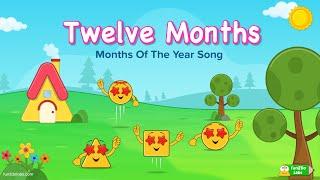 Math Song : Months Of The Year Song | 12 Months For Kids | Kids Song | Kindergarten Songs | English