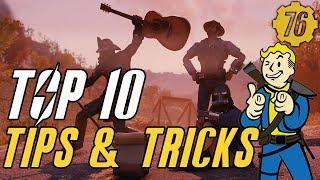 Fallout 76 TOP 10  TIPS & TRICKS: Guide #Fallout76