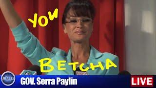 Who's Nailin' Paylin Starring Lisa Ann press conference scene