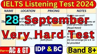 Difficult 3 & 8 August 2024 IELTS Listening Test With Answers | IELTS LISTENING | IDP & BC