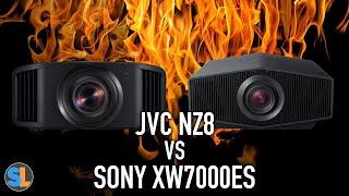 JVC NZ8 vs Sony XW7000es! 2022 Projector Shootout