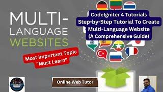 How To Create Multi Language Website in CodeIgniter 4 | Step-by-Step Guide  Setup Multilingual Site