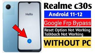 Realme C30s Frp Bypass | Without Pc | Realme C30 Frp Bypass | Google Account Lock Remove