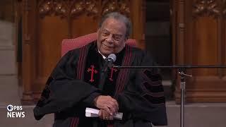 WATCH: Rev. Andrew Young remembers Jimmy Carter's legacy pursuing equality | Carter's Funeral