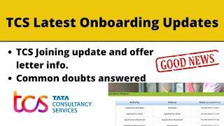 TCS Joining Dates Released || TCS Joining & Onboarding Updates || Common Queries answered