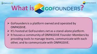 Ash Mufareh, ONPASSIVE, & GoFounders  FUNDAMENTALS