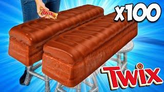 Giant Twix | How to Make The World’s Largest DIY Twix by VANZAI