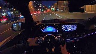 2021 Mercedes GLE 350d 272 PS FRANKFURT NIGHT POV DRIVE