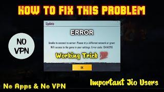 Unable to Connect to server please try a different network PUBG MOBILE  Login Problem #hittusview